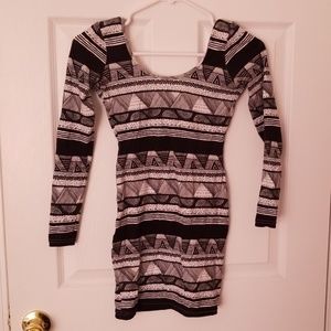 American Apparel Stretchy Aztec Print Dress